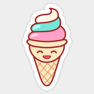 Whip Ice Cream Emoji Sticker